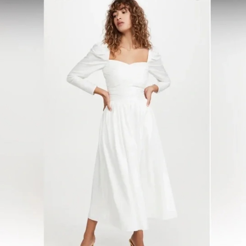 PRICE FIRM Self portrait US4 bridal taffeta dress worn once dry cleaned
